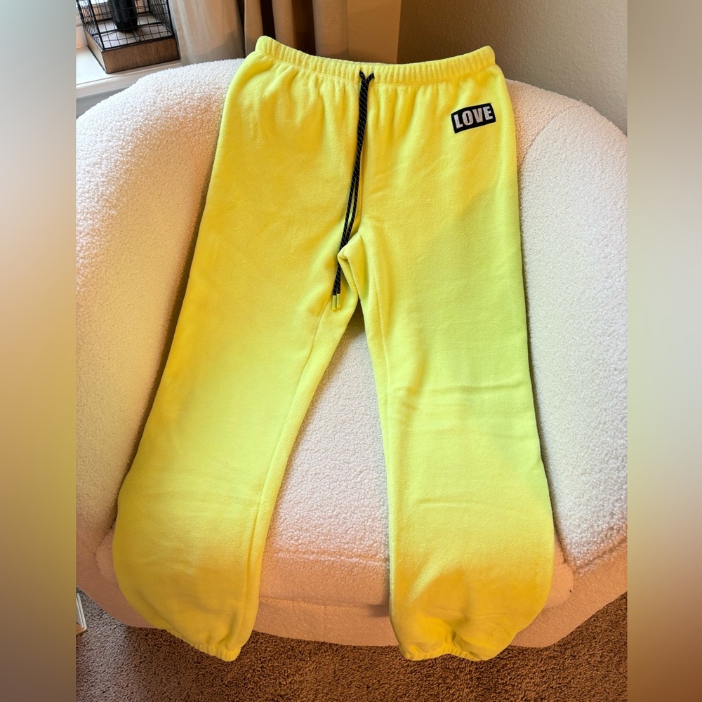 NEON FLEECE SWEAT PANTS